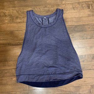 Lululemon Pace perfect tank heathered purple/blue